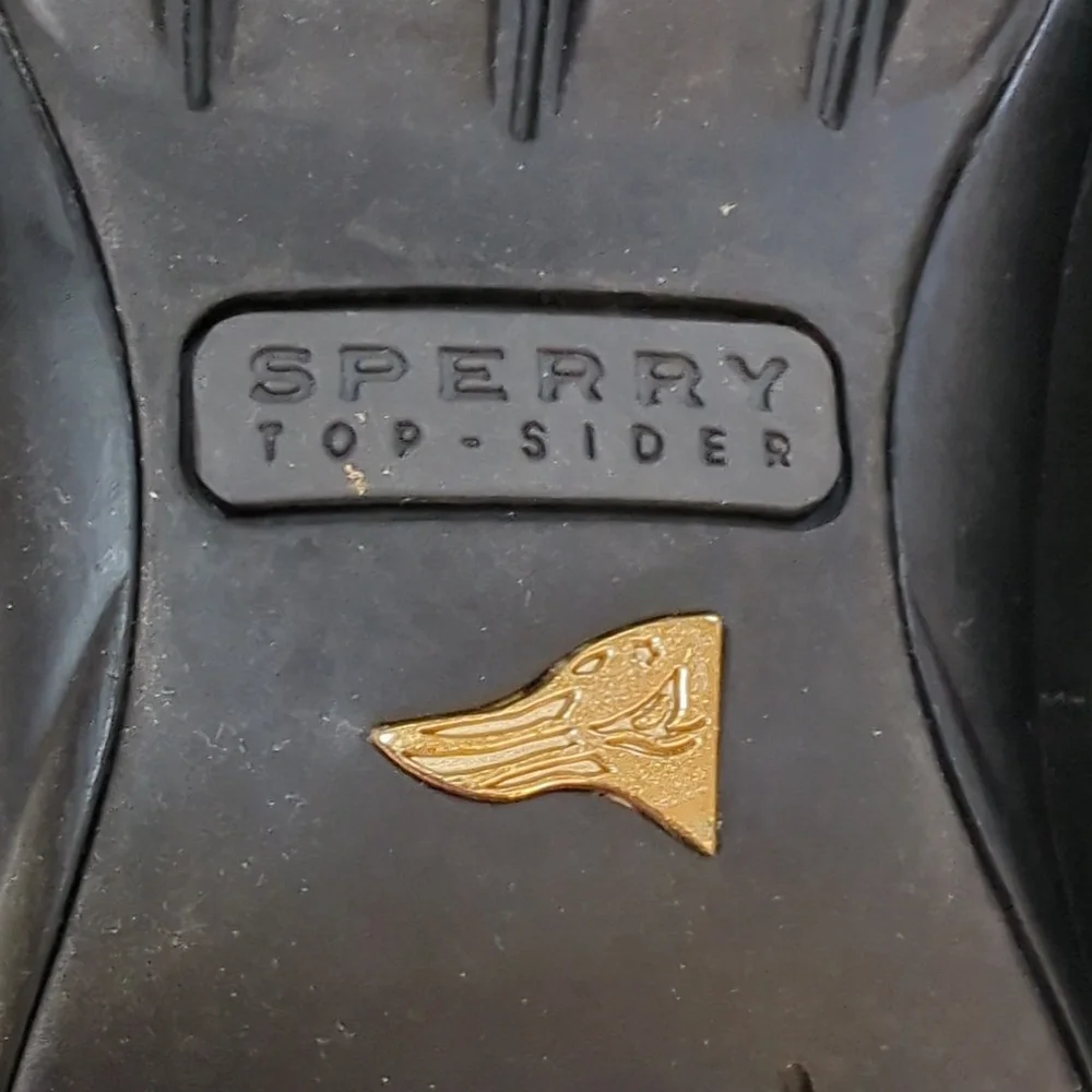 Sperry topsiders, Gold Cup, black slip-on loafer /driving moc. Sz 10